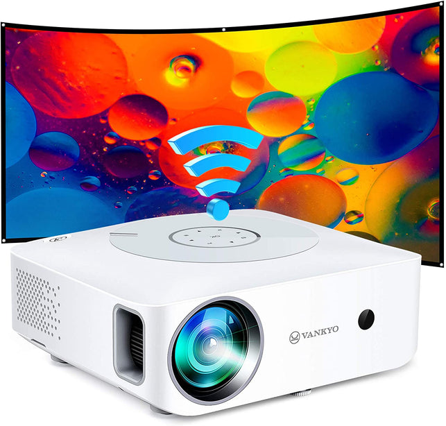 VANKYO Leisure E30WQ Native 1080P Projector, Full HD 5G WiFi Projector Supports 4K & Synchronize Smartphone Mirroring, Portable Projector Compatible wi - The Gadget Collective