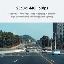 VIOFO A119 V3 2K Dash Cam 2560X1600P Quad HD+ Car Dash Camera, Ultra Clear Night Vision, 140-Degree Wide Angle, GPS Included, Buffered Parking Mode, True HDR, Motion Detection, G-Sensor, Time Lapse - The Gadget Collective
