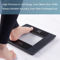 Vitafit Digital Body Weight Bathroom Scale, Dedicating to High Precision Technology for Weighing over 20 Years, Crystal Clear LED and Step-On, Batteries Included, 400Lb/180Kg, Black - The Gadget Collective