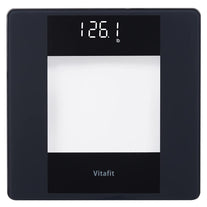 Vitafit Digital Body Weight Bathroom Scale, Dedicating to High Precision Technology for Weighing over 20 Years, Crystal Clear LED and Step-On, Batteries Included, 400Lb/180Kg, Black - The Gadget Collective