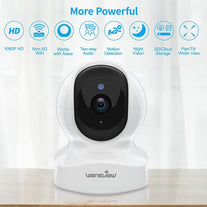 Wansview Home Security Camera, Baby Camera,1080P HD wansview Wireless WiFi Camera for Pet/Nanny, Motion Alerts, 2 Way Audio, Night Vision, Compatible - The Gadget Collective