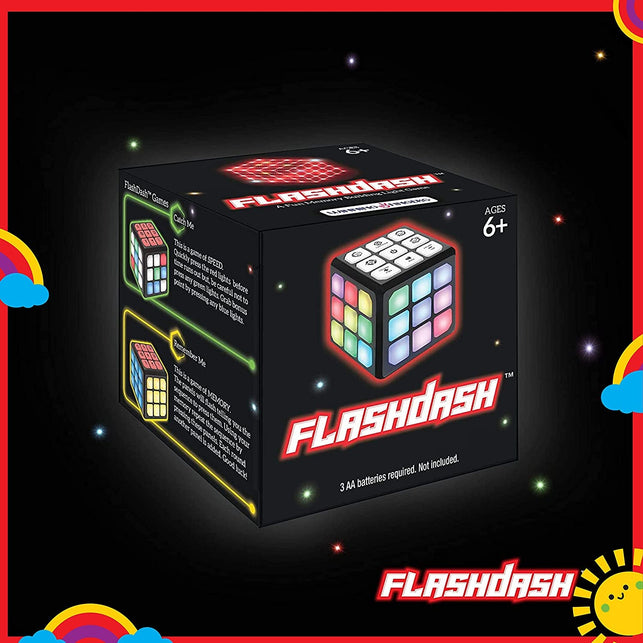 Winning Fingers Flashing Cube Electronic Memory & Brain Game | 4-In-1 Handheld Game - The Gadget Collective