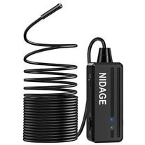 Wireless Endoscope Camera, NIDAGE Wifi 5.5Mm 1080P HD Borescope Inspection Camera for Iphone Android, 2MP Semi-Rigid Snake Camera for Inspecting Motor Engine Sewer Pipe Vehicle (33FT) - The Gadget Collective