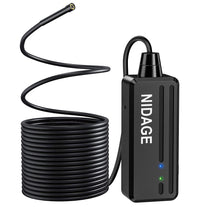 Wireless Endoscope, NIDAGE 5.5Mm 2MP Wifi Borescope 1080P HD Semi-Rigid Snake Camera for Iphone Android, Tablet, Motor Engine Sewer Pipe Vehicle Inspection Camera(11.5Ft) - The Gadget Collective