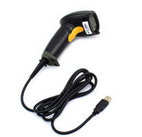 WoneNice USB Laser Barcode Scanner Wired Handheld Bar Code Scanner Reader Black - The Gadget Collective