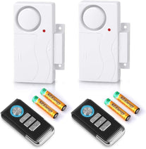 Wsdcam Wireless Door Alarm with Remote 2 Pack, Battery Included, 105 Db Loud Pool Door Alarm, Wireless Door Open Alarms Sensor for Kids Safety Home Security - The Gadget Collective