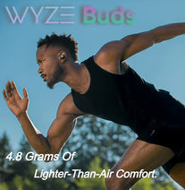 WYZE Wireless Earbuds 5.0 Bluetooth Headphones with IPX5 Sweat Resistance, 30 dB Noise Reduction,4 Voice-Isolating Mics, Alexa Built-in True Wireless Earbuds,Charging Case, Workout,Sports - The Gadget Collective
