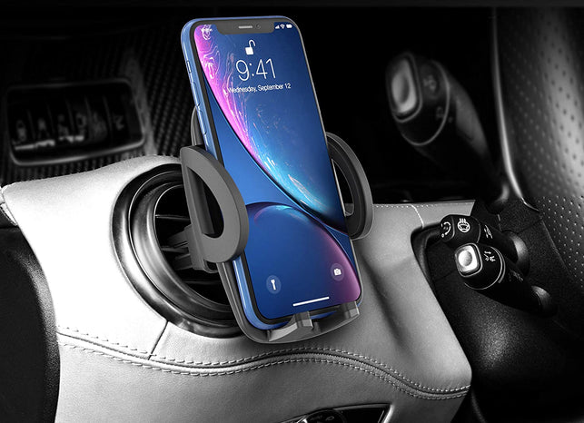 XDesign Air Vent Car Mount Premium Universal Phone Holder Cradle Compatible with iPhone 11 Pro iPhone XR XS Max 8 Plus 7 6s 6 Galaxy S10 E S9 S8 Plus - The Gadget Collective