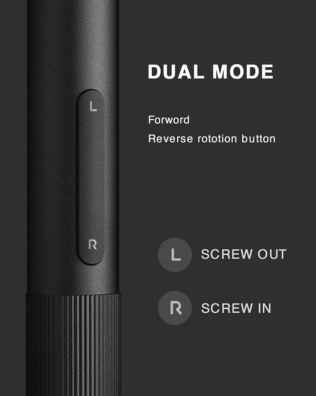Xiaomi Electric Precision Screwdriver, All-Metal Gearbox, Powerful Magnetic Motor, Rechargeable Lithium Battery, S2 Steel Screwdriving Bits, Type-C Charging, Aluminium Alloy Case, Grey - The Gadget Collective