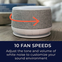 Yogasleep Dohm Nova White Noise Sound Machine, Better Sleep for Babies & Adults. Includes Night Light, 10 Fan Speeds & Calming Pink Noise for Louder Noise Masking. Noise Canceling for Office Privacy. - The Gadget Collective