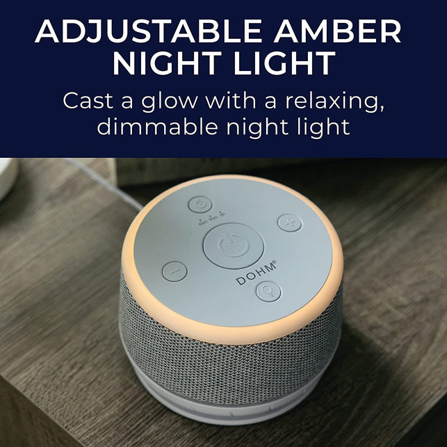 Yogasleep Dohm Nova White Noise Sound Machine, Better Sleep for Babies & Adults. Includes Night Light, 10 Fan Speeds & Calming Pink Noise for Louder Noise Masking. Noise Canceling for Office Privacy. - The Gadget Collective