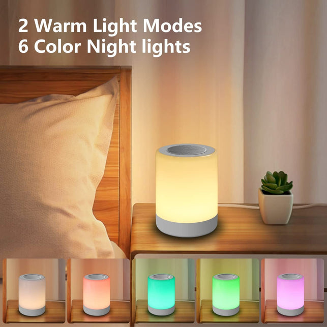 YYDSKIT White Noise Machine with Large Night Light, Sound Machine with 32 Soothing Sounds, Full Touch Control,Plug In, Auto-Off Sleep Timer for Baby Adults Kids Sleeping, Relaxing - The Gadget Collective