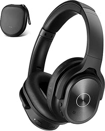 ZIHNIC Active Noise Cancelling Headphones, 40H Playtime Wireless Bluetooth Headset with Deep Bass Hi-Fi Stereo Sound,Comfortable Earpads for Travel/Home/Office (Black) - The Gadget Collective