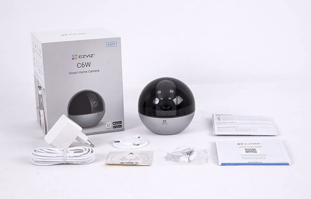 ZVIZ 4MP Indoor Camera PTZ with AI Human Detection, 2K Pan Tilt Security, Baby/Pet Monitor, Night Vision, 4x Auto-zoom, Motion Tracking | C6W - The Gadget Collective