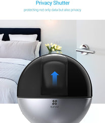 ZVIZ 4MP Indoor Camera PTZ with AI Human Detection, 2K Pan Tilt Security, Baby/Pet Monitor, Night Vision, 4x Auto-zoom, Motion Tracking | C6W - The Gadget Collective